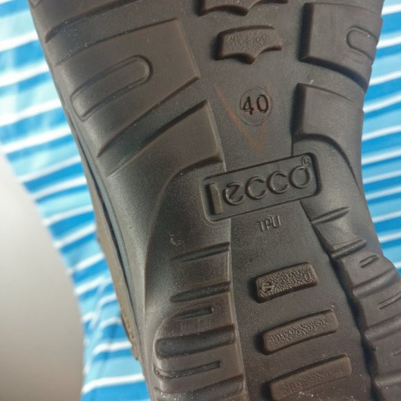 Wool Lining Knee high Zip up Tall Boot Waterproof Leather Fall/Winter 40/9.5WIDE - Picture 7 of 11